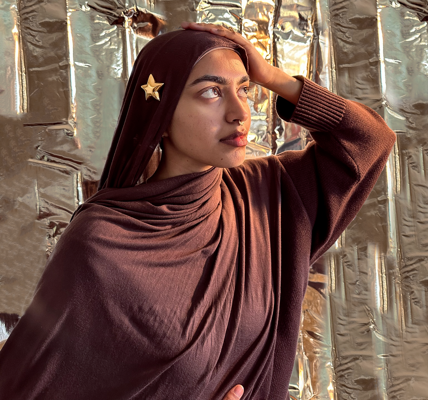 Star Magnetic Brooch – Gold Plated