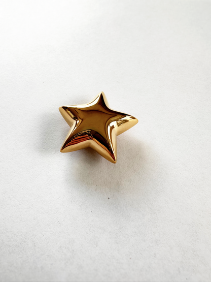 Star Magnetic Brooch – Gold Plated